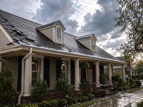hail damage roof