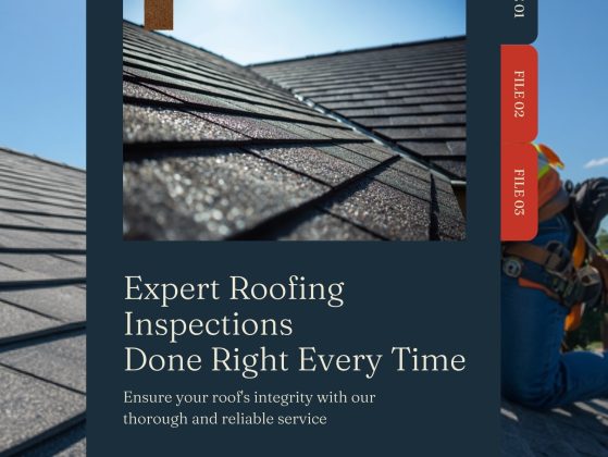 Professional roof inspector examining shingles on residential roof