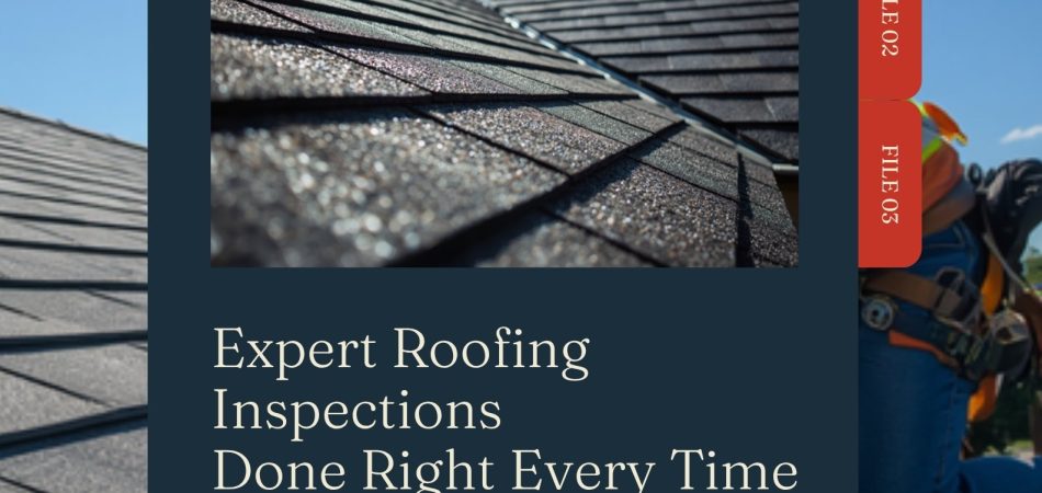 Professional roof inspector examining shingles on residential roof